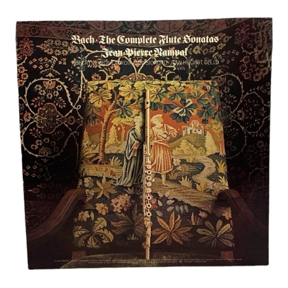 LP Johann Sebastian Bach - Jean-Pierre Rampal - The Complete Flute Sonatas - Picture 2 of 2